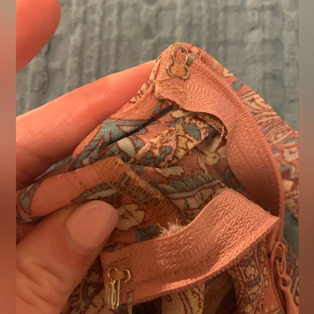 Revolve/ Show Me Your Mumu Great Wrap Blushing Paisley Wrap Skort - Picture 6 of 9